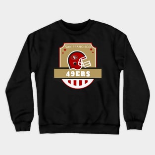 San Francisco 49ers Football Crewneck Sweatshirt